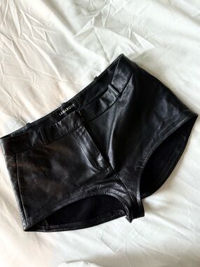 Lamarque Leather Shorts